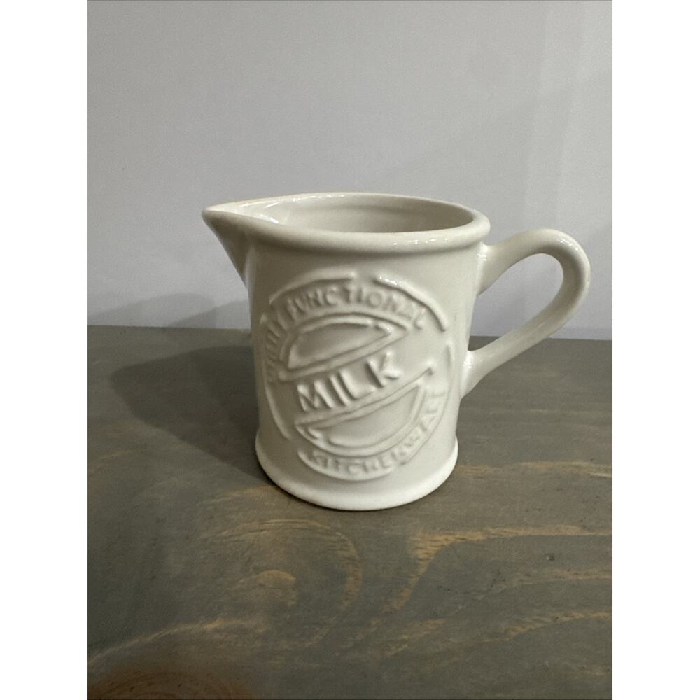 Old Pottery Company MILK Creamer Pitcher Rare EUC